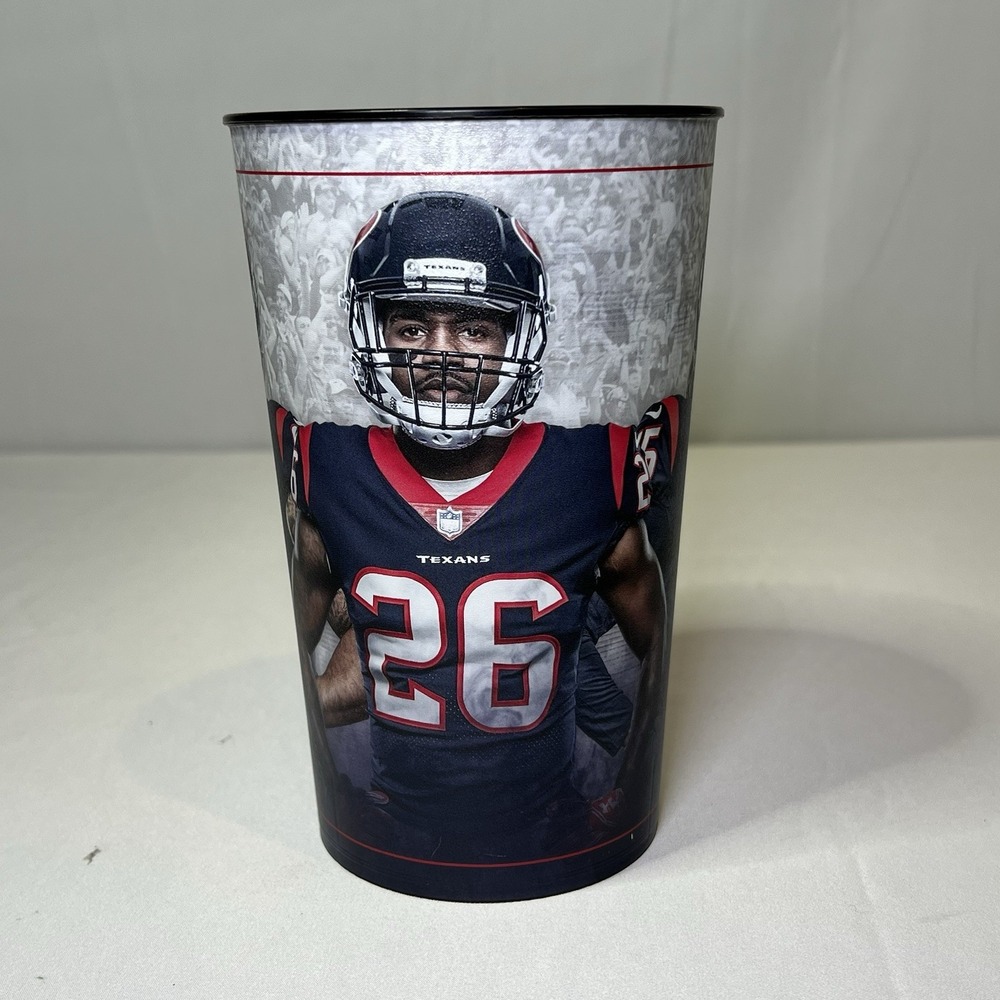 2017 Houston Texans Souvenir Drink‎ Cup 32oz Series 9 Of 9 #15 #87 #26